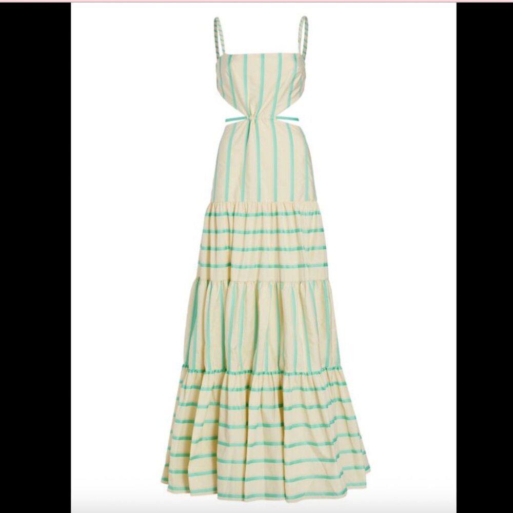Alexis Theresa Striped Cut-Out Maxi Dress – Size Small